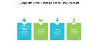 Corporate Event Planning Steps Tips Checklist Ppt PowerPoint Presentation Show Objects Cpb Pdf