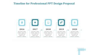 Corporate PPT Design Timeline For Professional PPT Design Proposal Ppt Layouts Format Ideas PDF