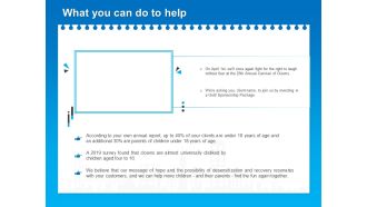 Corporate Partnership What You Can Do To Help Ppt Slides Good PDF