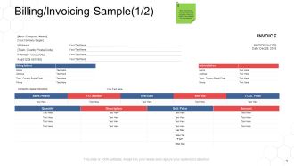 Corporate Regulation Billing Invoicing Sample Description Ppt Professional Slideshow PDF