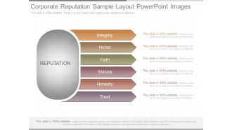 Corporate Reputation Sample Layout Powerpoint Images