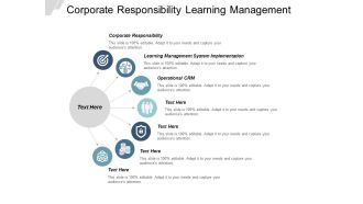 Corporate Responsibility Learning Management System Implementation Operational Crm Ppt PowerPoint Presentation Slides Graphics Design
