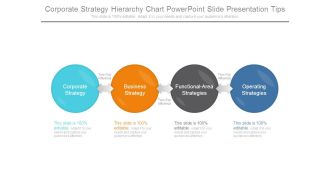 Corporate Strategy Hierarchy Chart Powerpoint Slide Presentation Tips