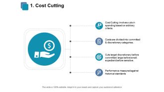 Cost Cutting Ppt PowerPoint Presentation Slide