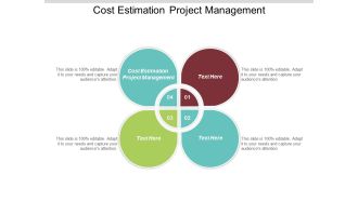 Cost Estimation Project Management Ppt PowerPoint Presentation File Graphics Pictures Cpb