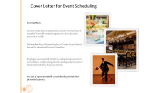 Cover Letter For Event Scheduling Ppt PowerPoint Presentation File Professional PDF