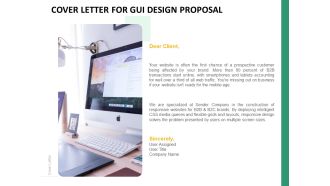 Cover Letter For GUI Design Proposal Ppt PowerPoint Presentation Infographic Template Good PDF