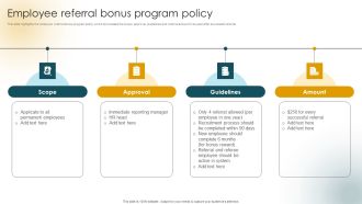 Creating An Effective Induction Programme For New Staff Employee Referral Bonus Program Policy Structure PDF