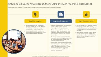 Creating Values For Business Stakeholders Through Machine Intelligence Introduction PDF