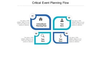Critical Event Planning Flow Ppt PowerPoint Presentation File Graphics Cpb