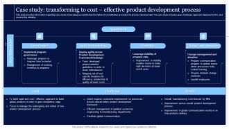 Critical Initiatives To Deploy Case Study Transforming To Cost Effective Product Structure PDF