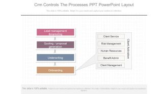 Crm Controls The Processes Ppt Powerpoint Layout