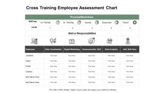 Cross Training Employee Assessment Chart Ppt PowerPoint Presentation Styles Inspiration