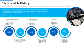 Cryptocurrency Investment Playbook Bitcoin And Its History Download PDF
