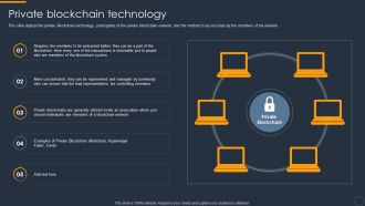 Cryptocurrency Ledger Private Blockchain Technology Portrait PDF