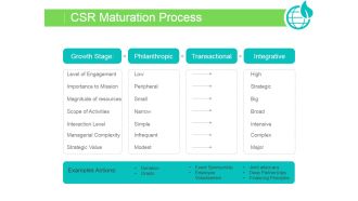 Csr Maturation Process Ppt PowerPoint Presentation Tips