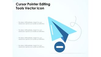 Cursor Pointer Editing Tools Vector Icon Ppt PowerPoint Presentation Gallery Influencers PDF