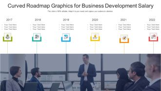 Curved Roadmap Graphics For Business Development Salary Ppt PowerPoint Presentation Gallery Tips PDF