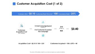 Customer Acquisition Cost Acquisition Ppt PowerPoint Presentation Icon Themes
