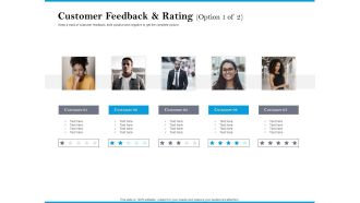 Customer Feedback And Rating Option Customer Portrait PDF
