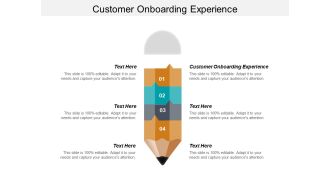 Customer Onboarding Experience Ppt PowerPoint Presentation Summary Rules Cpb