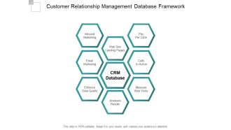 Customer Relationship Management Database Framework Ppt PowerPoint Presentation Show Graphics Example