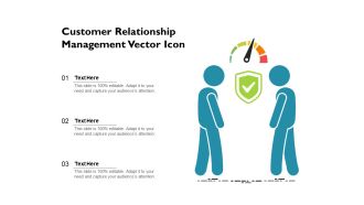 Customer Relationship Management Vector Icon Ppt PowerPoint Presentation Portfolio Rules PDF