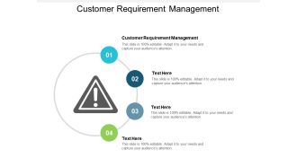 Customer Requirement Management Ppt PowerPoint Presentation Outline Slide Download Cpb