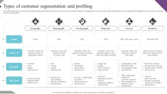 Customer Segmentation And Behavioral Analysis Types Of Customer Segmentation Formats PDF