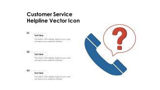 Customer Service Helpline Vector Icon Ppt PowerPoint Presentation Gallery Elements PDF