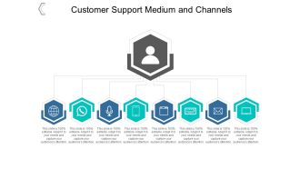 Customer Support Medium And Channels Ppt PowerPoint Presentation Pictures Images