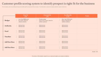 Customised Advertising Strategies Customer Profile Scoring System To Identify Graphics PDF