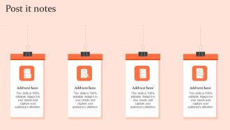 Customised Advertising Strategies Post It Notes Ppt PowerPoint Presentation File Visual Aids PDF