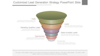 Customized Lead Generation Strategy Powerpoint Slide