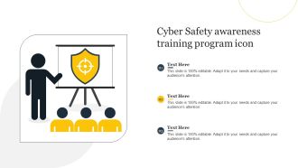 Cyber Safety Awareness Training Program Icon Ppt Inspiration Graphics Download PDF
