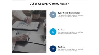 Cyber Security Communication Ppt PowerPoint Presentation Model Background Designs Cpb