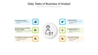 Daily Tasks Of Business Of Analyst Ppt PowerPoint Presentation Show Files PDF