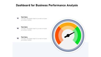 Dashboard For Business Performance Analysis Ppt PowerPoint Presentation File Structure PDF