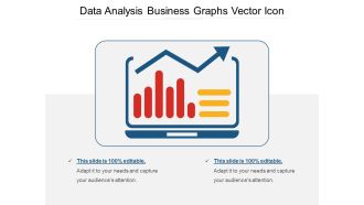 Data Analysis Business Graphs Vector Icon Ppt PowerPoint Presentation Gallery Layouts PDF