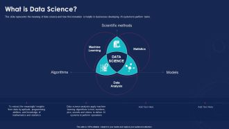 Data Analytics IT What Is Data Science Ppt Infographics Design Templates PDF