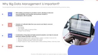 Data Analytics Management Why Big Data Management Is Important Elements PDF