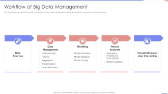 Data Analytics Management Workflow Of Big Data Management Infographics PDF