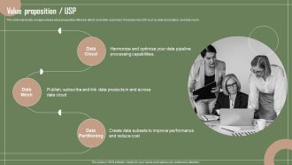 Data Automation Solution Investor Funding Presentation Value Proposition USP Download PDF
