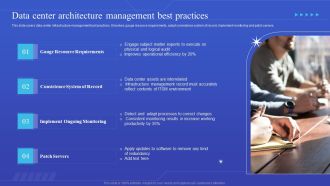 Data Center Architecture Management Best Practices Introduction PDF