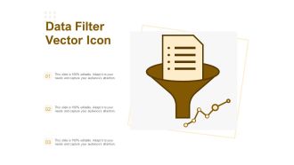 Data Filter Vector Icon Ppt PowerPoint Presentation Slides Background Images