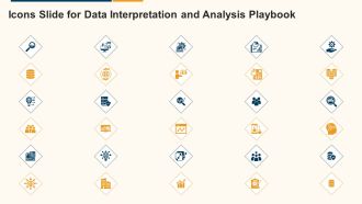Data Interpretation And Analysis Playbook Icons Slide For Data Interpretation And Analysis Playbook Designs PDF