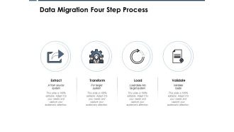 Data Migration Four Step Process Ppt PowerPoint Presentation Show Designs Download