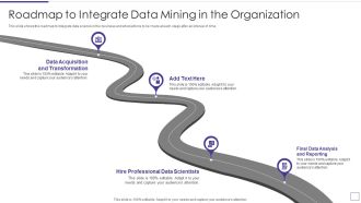 Data Mining Implementation Roadmap To Integrate Data Mining In The Organization Sample PDF