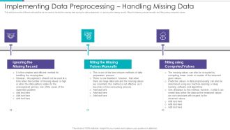 Data Preparation Infrastructure And Phases Implementing Data Preprocessing Handling Topics PDF