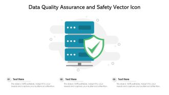 Data Quality Assurance And Safety Vector Icon Ppt PowerPoint Presentation Gallery Background Image PDF